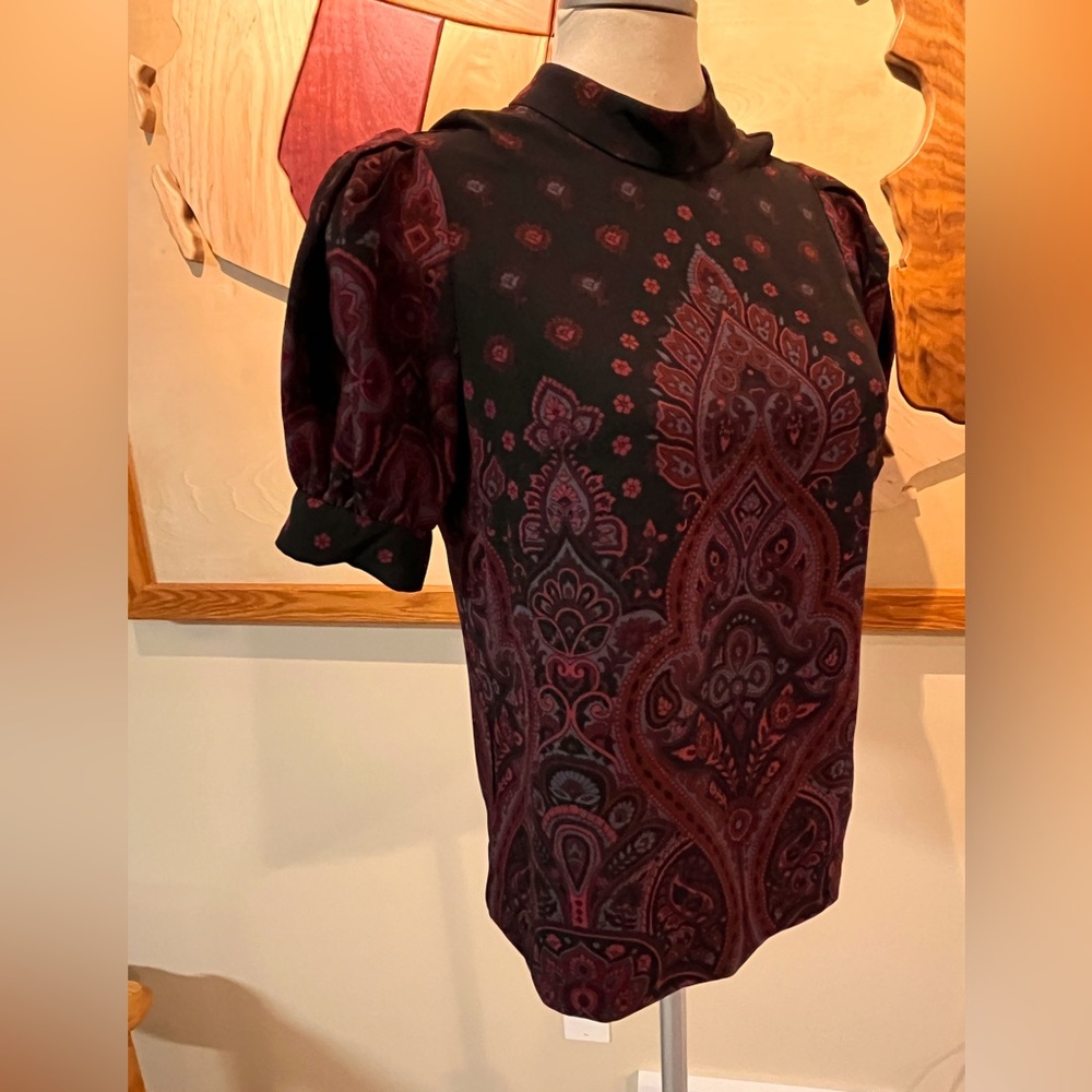 Badana Print Blouse-  size s